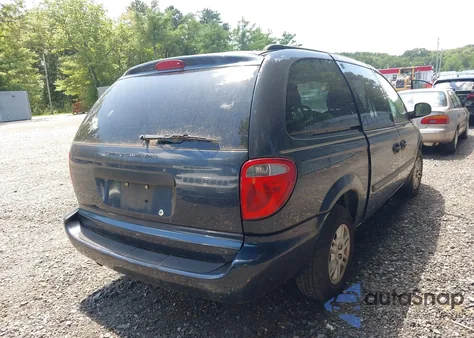 2007 Dodge Grand Caravan Se из США, поврежденный, VIN 1D4GP24RX7B256369